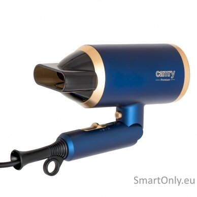 Camry CR 2268 Hair dryer, 1800W ION, Diffuser, Blue/Gold Camry 3