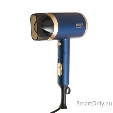 Camry CR 2268 Hair dryer, 1800W ION, Diffuser, Blue/Gold Camry 4