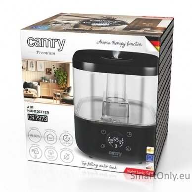 Camry | CR 7973b | Humidifier | 23 W | Water tank capacity 5 L | Suitable for rooms up to 35 m² | Ultrasonic | Humidification capacity 100-260 ml/hr | Black 8