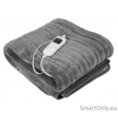 Camry Electirc Heating Blanket with Timer CR 7434 Number of heating levels 7, Number of persons 1, Washable, Remote control, Super Soft Double-Faced Coral Fleece, 110-120 W