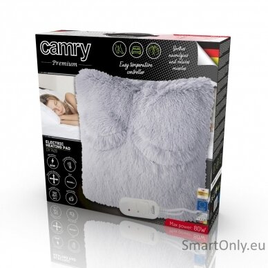 Camry Electirc heating pad CR 7428 Number of heating levels 2, Number of persons 1, Washable, Remote control, Grey 4