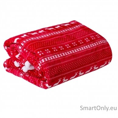 Camry | Electric Heating Throw-Blanket with Timer | CR 7441 | Number of heating levels 10 | Number of persons 1 | Remote control | 120 W | Red/White 1