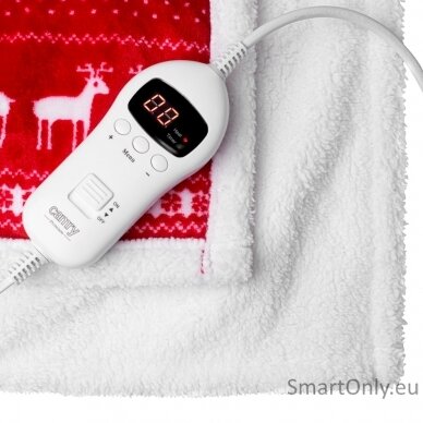 Camry | Electric Heating Throw-Blanket with Timer | CR 7441 | Number of heating levels 10 | Number of persons 1 | Remote control | 120 W | Red/White 2