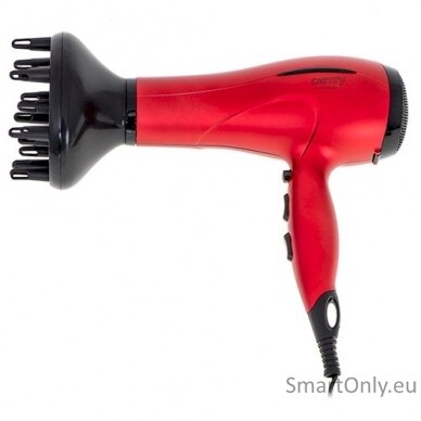 Camry Hair Dryer CR 2253	 2400 W, Number of temperature settings 3, Diffuser nozzle, Red 3