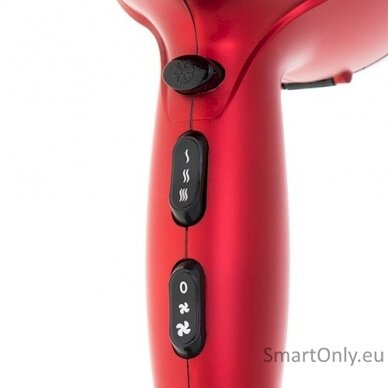 Camry Hair Dryer CR 2253	 2400 W, Number of temperature settings 3, Diffuser nozzle, Red 5