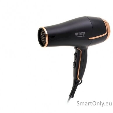 Camry Hair Dryer CR 2255 2200 W, Number of temperature settings 3, Diffuser nozzle, Black 2