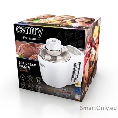 Camry Ice cream maker CR 4481 Power 90 W Capacity 0.7 L White 1