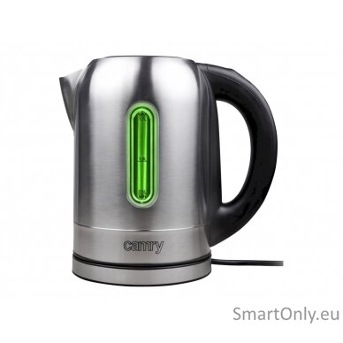 Camry Kettle CR 1253 With electronic control 2200 W 1.7 L Stainless steel 360° rotational base Stainless steel 3