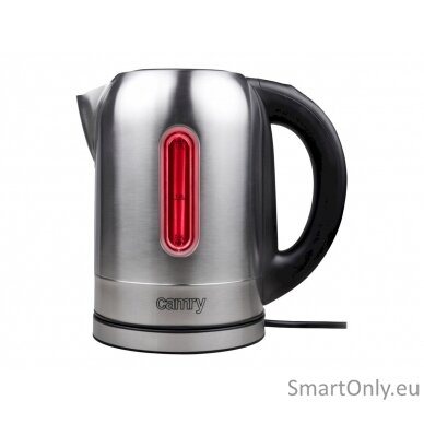 Camry Kettle CR 1253 With electronic control 2200 W 1.7 L Stainless steel 360° rotational base Stainless steel 4