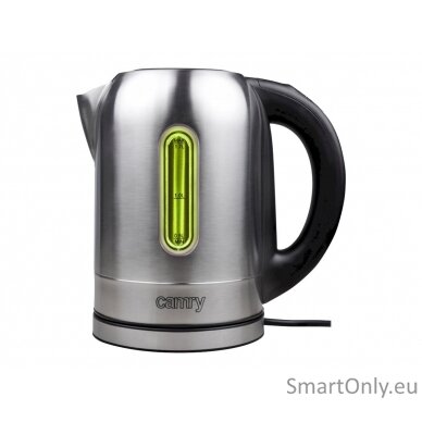 Camry Kettle CR 1253 With electronic control 2200 W 1.7 L Stainless steel 360° rotational base Stainless steel 6