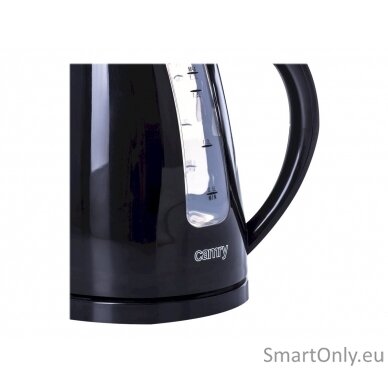 Camry | Kettle | CR 1255 | Standard | 2200 W | 1.7 L | Plastic | 360° rotational base | Black 10