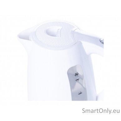 Camry | Kettle | CR 1255 | Standard | 2200 W | 1.7 L | Plastic | 360° rotational base | White 3