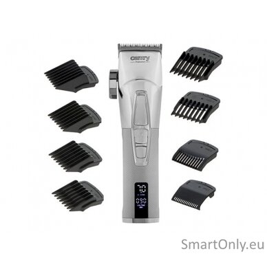 Camry Premium Hair Clipper CR 2835s Cordless, Number of length steps 1, Silver 7