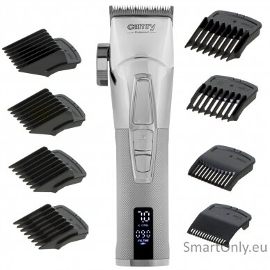 Camry Premium Hair Clipper CR 2835s Cordless, Number of length steps 1, Silver