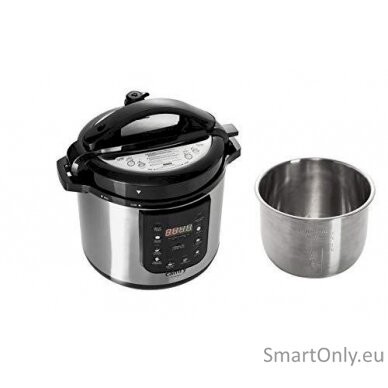 Camry Pressure cooker CR 6409 1500 W Alluminium pot 6 L Number of programs 8 Stainless steel/Black 2