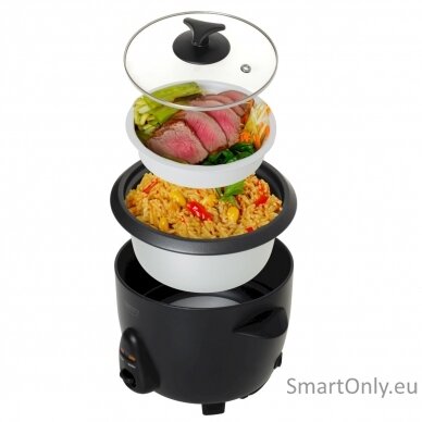 Camry Rice Cooker | CR 6419 | 400 W | 1 L | Number of programs 2 | Black 10