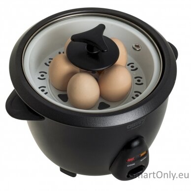 Camry Rice Cooker | CR 6419 | 400 W | 1 L | Number of programs 2 | Black 5