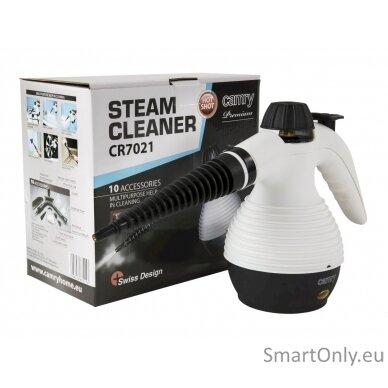 Camry Steam cleaner CR 7021 Power 1100 W, Steam pressure 3.5 bar, Water tank capacity 0.35 L, White 8