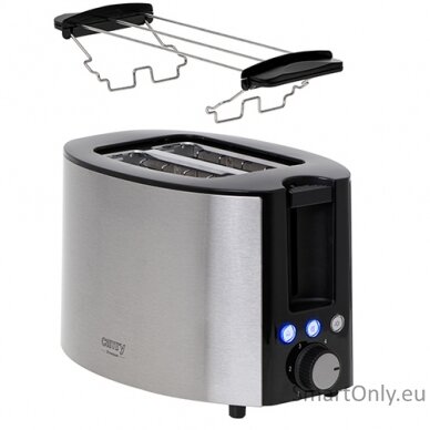 Camry Toaster CR 3215 Power 1000 W Number of slots 2 Housing material Stainless steel Black/Stainless steel 2