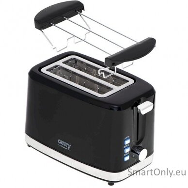 Camry Toaster CR 3218 Power 750 W Number of slots 2 Housing material Plastic Black 1