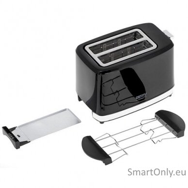 Camry Toaster CR 3218 Power 750 W Number of slots 2 Housing material Plastic Black 5