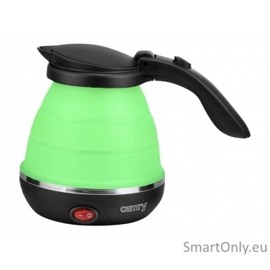 Camry Travel kettle CR 1265 Electric 750 W 0.5 L Plastic Green 5