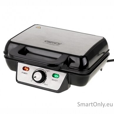 Camry Waffle Maker CR 3046 1600 W Number of pastry 2 Belgium Black/Stainless Steel 4