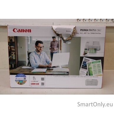 Canon PIXMA TR4751i | Colour | Inkjet | All-in-one | Wi-Fi | White | DAMAGED PACKAGING