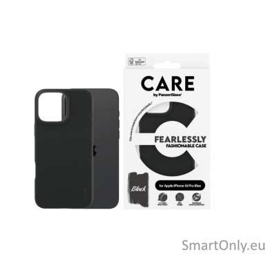 CARE by PanzerGlass Case Fashion Black iPhone 16 Pro Max | CARE 2