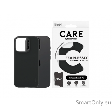 CARE by PanzerGlass Case Fashion Black iPhone16 PRO | CARE 2