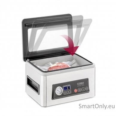 Caso Chamber Vacuum Sealer VacuChef 50 Power 300 W Stainless steel 4