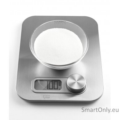 Caso Design kitchen scale Maximum weight (capacity) 5 kg Graduation 1 g Display type Digital Stainless Steel 6