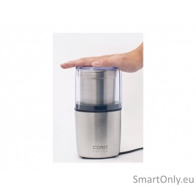 Caso | Electric coffee grinder | 1830 | 200 W W | Lid safety switch | Number of cups 8 pc(s) | Stainless steel 6