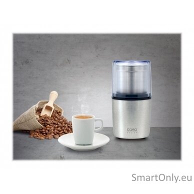 Caso | Electric coffee grinder | 1830 | 200 W W | Lid safety switch | Number of cups 8 pc(s) | Stainless steel 7