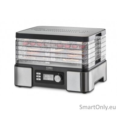 Caso Food Dehydrator DH 450 Power 370-450 W Number of trays 5 Temperature control Integrated timer Black/Stainless Steel 1