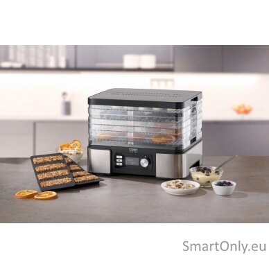 Caso Food Dehydrator DH 450 Power 370-450 W Number of trays 5 Temperature control Integrated timer Black/Stainless Steel 4