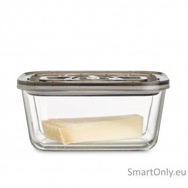 Caso Glass Vacuum Container with Plastic Lid VacuBoxx Eco L Transparent