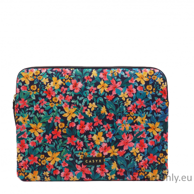 Casyx for MacBook 13”/14” - Canvas Flowers Dark 3