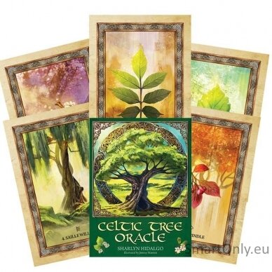 Celtic Tree Oracle kortos Blue Angel