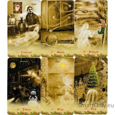 Christmas Tarot kortos Schiffer Publishing 7