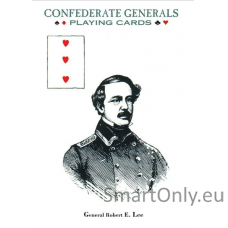 Confederate Generals žaidimo kortos