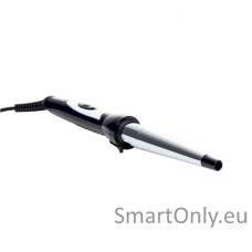 Conical Curling Iron Mesko Warranty 24 month(s), Ceramic heating system, Barrel diameter 13-25 mm, 40 W, Stainless steel/Black