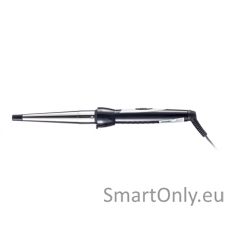 Conical Curling Iron Mesko Warranty 24 month(s), Ceramic heating system, Barrel diameter 13-25 mm, 40 W, Stainless steel/Black