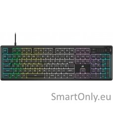 Corsair K55 CORE RGB | Gaming keyboard | Wired | NA | Black | USB 2.0 Type-A