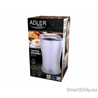 Coffee Grinder | Adler | AD 443 | 150 W | Coffee beans capacity 70 g | Number of cups 8 pc(s) | Stainless steel 5