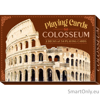 Colosseum Žaidimo kortos Dvi Kaladės Lo Scarabeo 8