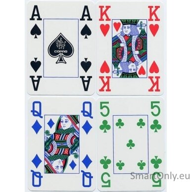 Copag 4 Colour pokerio kortos (Raudonos) 2