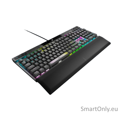 Corsair Gaming Keyboard K70 MAX RGB Gaming keyboard RGB LED light NA Wired Black Magnetic-Mechanical 1