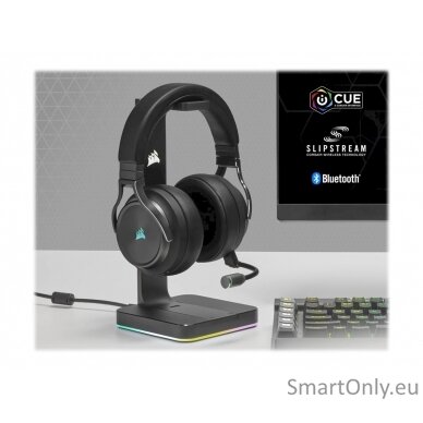 Corsair High-Fidelity Gaming Headset VIRTUOSO RGB WIRELESS XT Built-in microphone, Over-Ear, Black 21