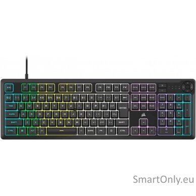 Corsair K55 CORE RGB | Gaming keyboard | Wired | NA | Black | USB 2.0 Type-A